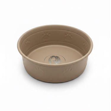 Premium Bowl Paw Embossed – Brown - 1800 ML